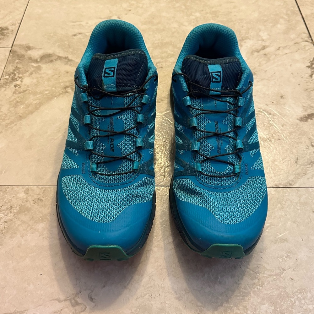 Salomon Turquoise Running Shoes